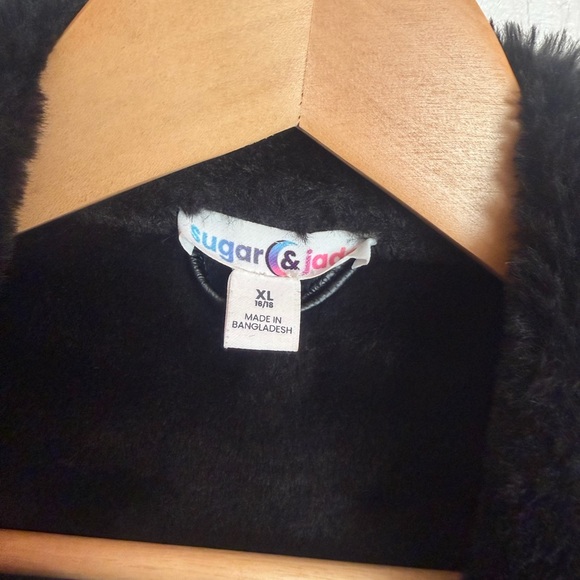 Sugar & Jade Black faux Leather Jacket - Picture 2 of 7